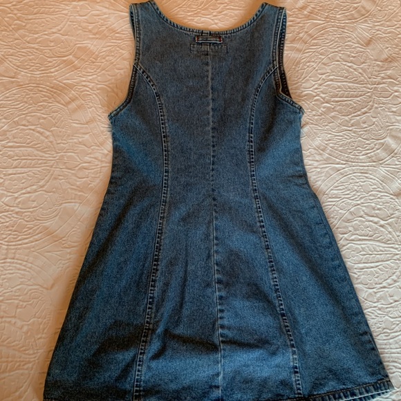 Fitted Denim Dress - Picture 3 of 7